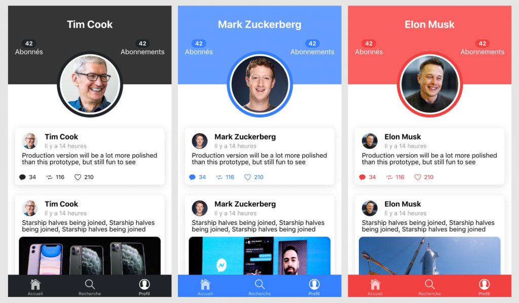 Comment créer une page de profil dans Ionic ?