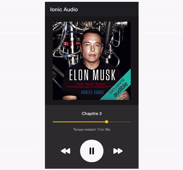 IONIC AUDIO: Comment créer un lecteur audio MP3 avec Ionic (Ionic Media)