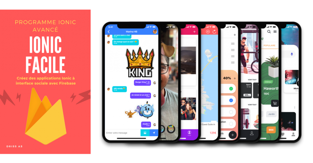 Créez des applications Ionic à interface sociale avec Firebase