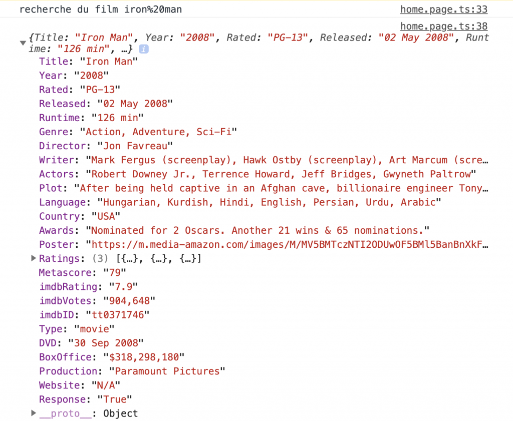 Ionic Http Api Rest