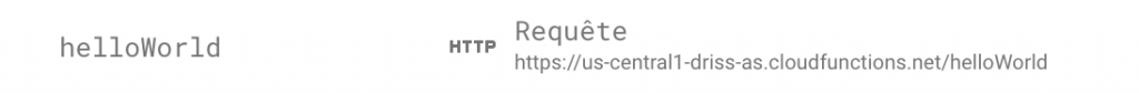 Ionic Firebase Cloud Functions Http requête