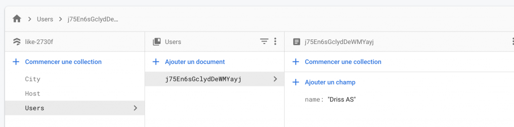 Ionic Cloud Firestore Collection