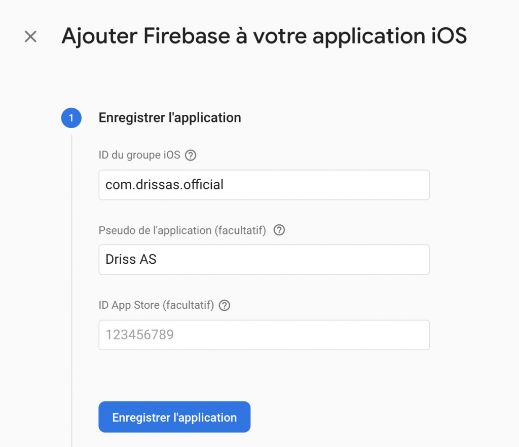 Ionic notification firebase cloud messaging new app ios